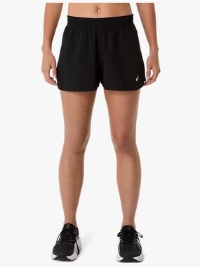 Asics Women's Black Athletic Running Shorts